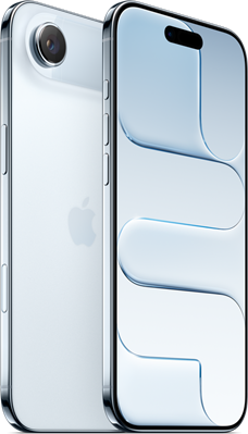 iPhone Air na cor Azul-céu