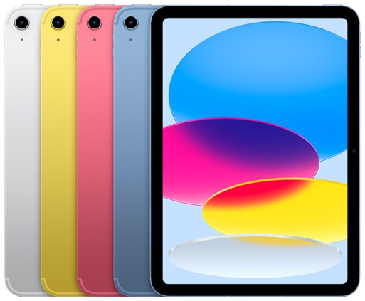 iPad em várias cores
